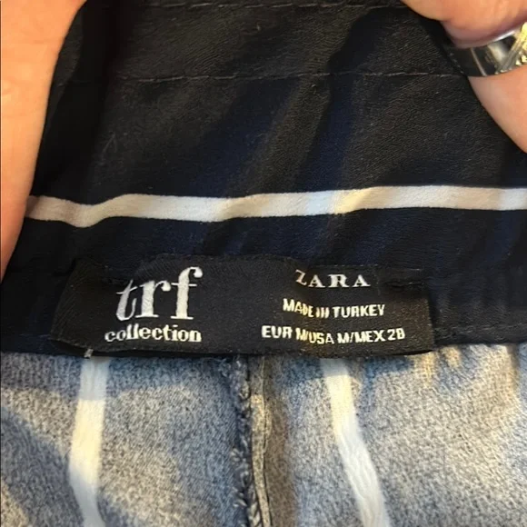 Striped Navy Jogger Pants - Picture 3 of 5